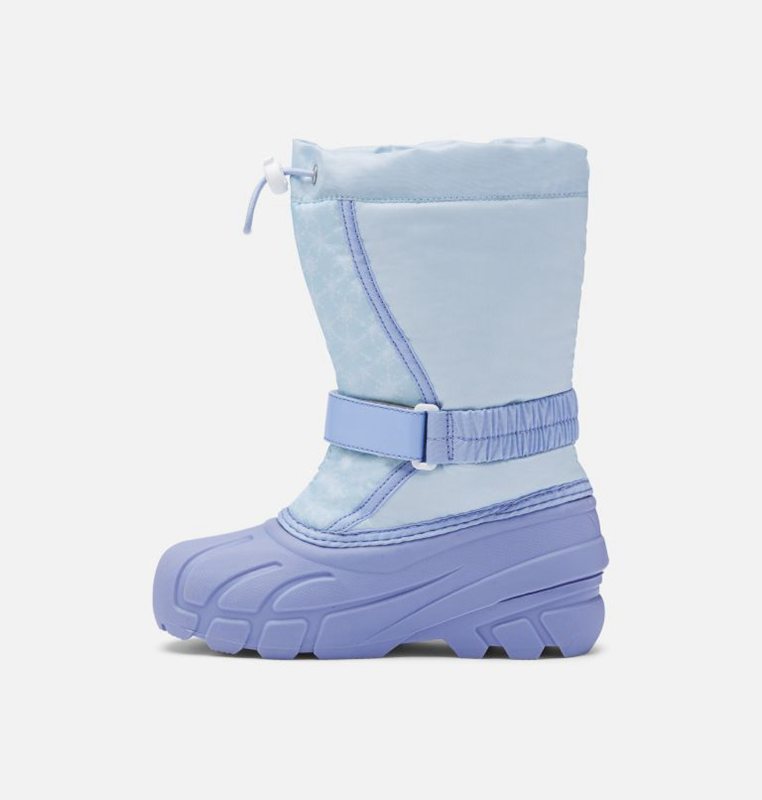 Sorel Barn Vinterkängor Blå - Disney X Youth Flurry™ Frozen 2 –Elsa Edition - TDO-526048